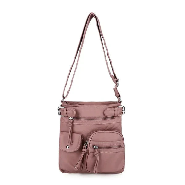 Ariana™ - Multiple Pockets Soft Leather Crossbody Bag