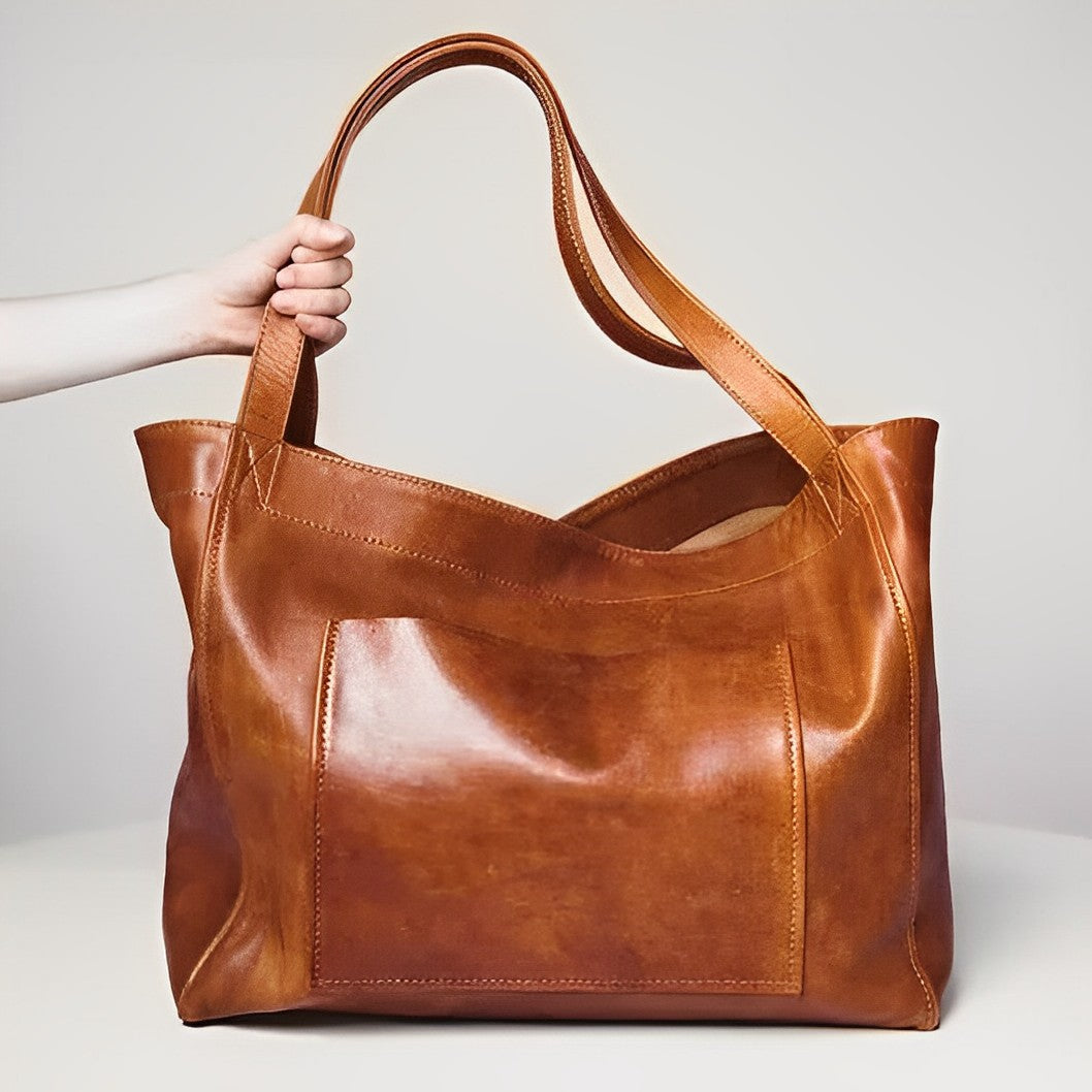 Aria™ - Vintage Leather Shoulder Bag