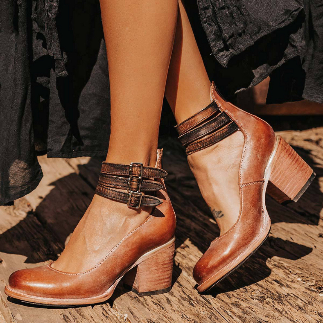 Vintage Leather Heels