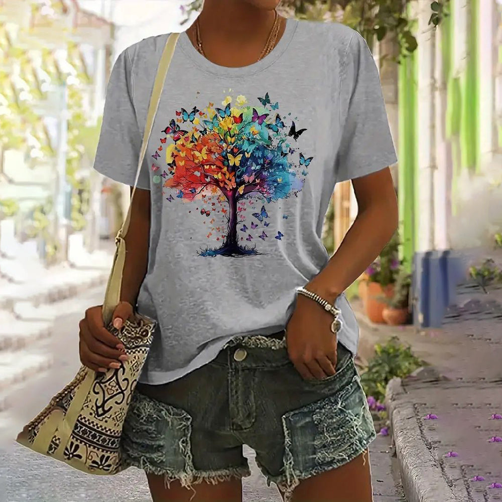 Summer Butterfly Dandelion T-Shirt