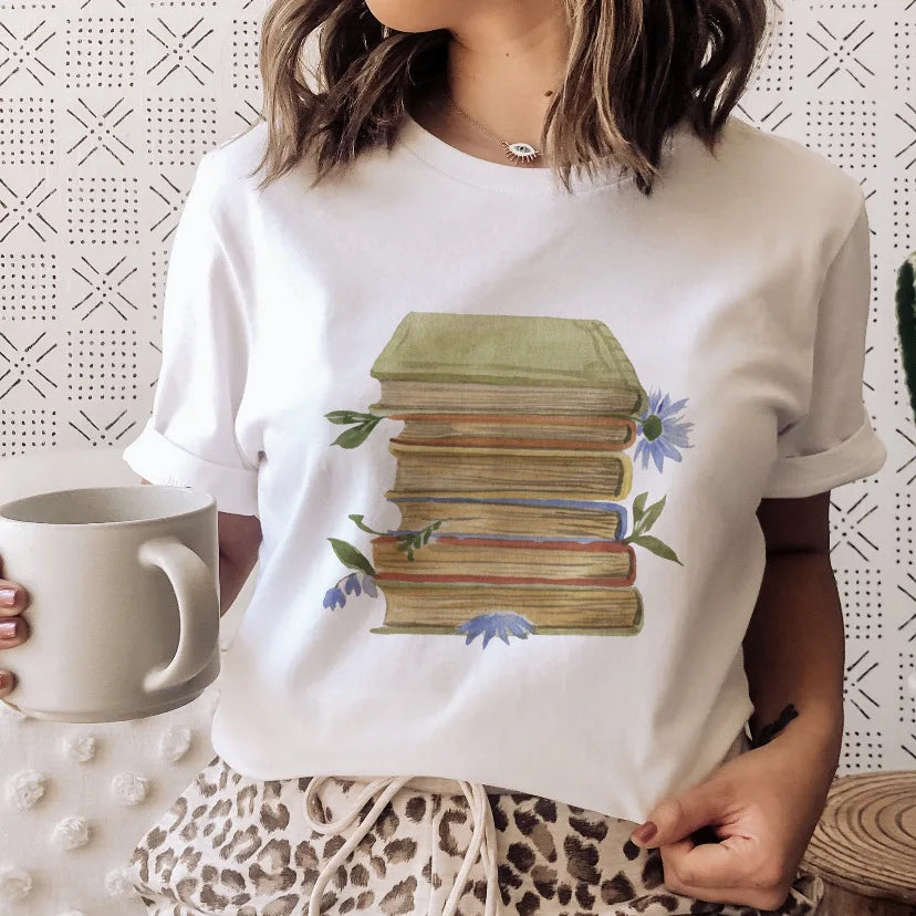 Magical Book Love Cute Girl T-Shirt